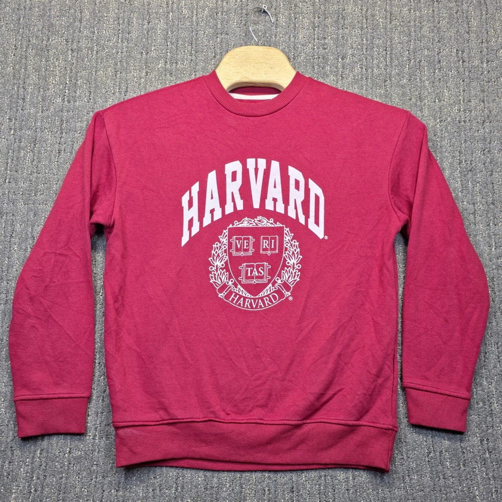 Harvard University‎ Sweatshirt Mens S Small Crewneck Crimson Red Sinsay College